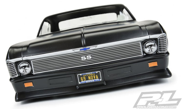 Body 1969 Chevrolet Nova Clear Slash 2WD Drag Car