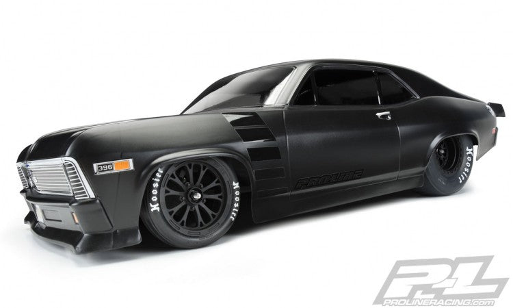 Body 1969 Chevrolet Nova Clear Slash 2WD Drag Car