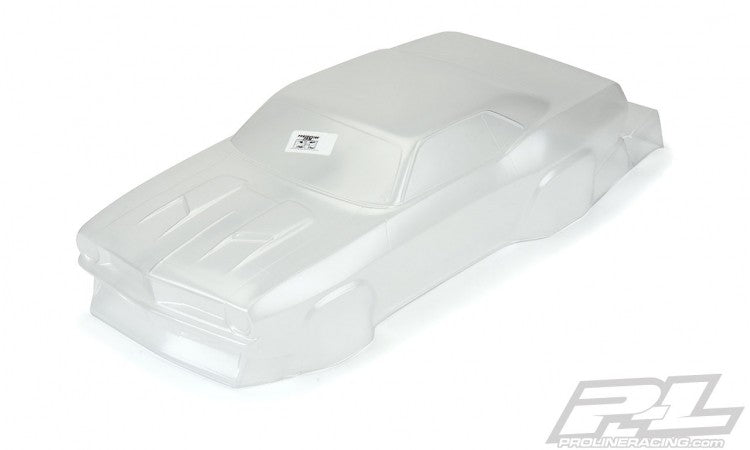 Proline body 1972 Plymouth Barracuda Clear Slash 2WD Drag Car