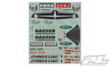 Proline Body Super J Pro-Mod Clear Slash 2WD Drag Car