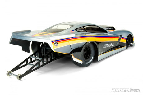 Proline body Corvette C7 Pro-Mod Clear 2WD Slash Drag Car