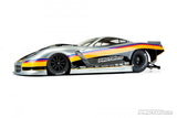 Proline body Corvette C7 Pro-Mod Clear 2WD Slash Drag Car