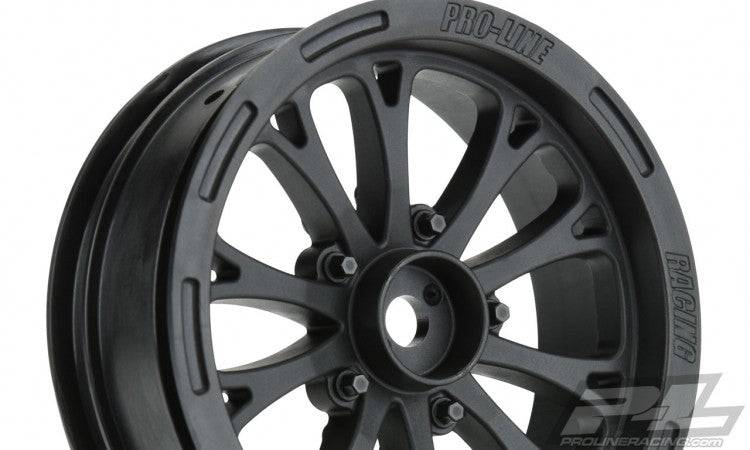 Proline Wheels Pomona Drag Spec 2.2" Black Front (2) Slash