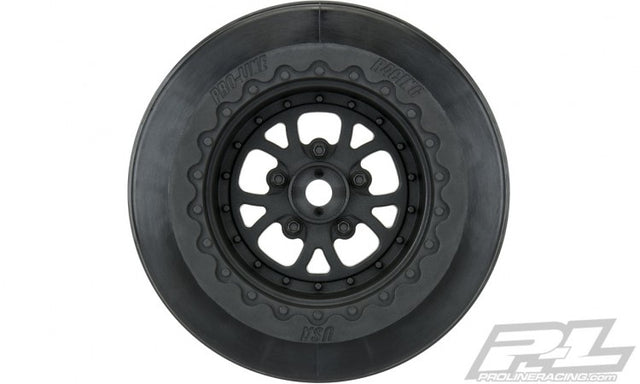 Proline Wheels Pomona Drag Spec 2.2"/3.0" Black Rear (2) Slash