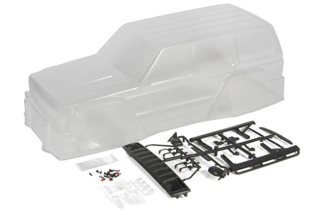 Axial 1/10 2000 Jeep Cherokee Clear Body with Decals and Hardware