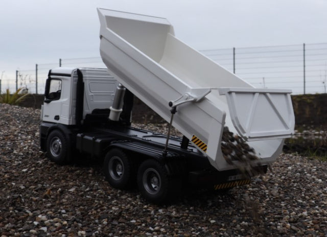 Fjernstyret Mercedes-Benz PRO metal Arocs LKW hvid