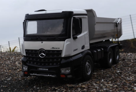 Fjernstyret Mercedes-Benz PRO metal Arocs LKW hvid
