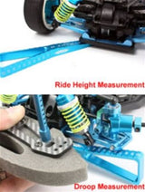 YT-0055BU Yeah Racing 2 in 1 Ride Height & Droop Gauge