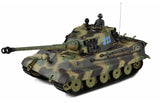 RC kampvogn - Königstiger Henschelturm R & S 1:16,Metall.Prof. Line