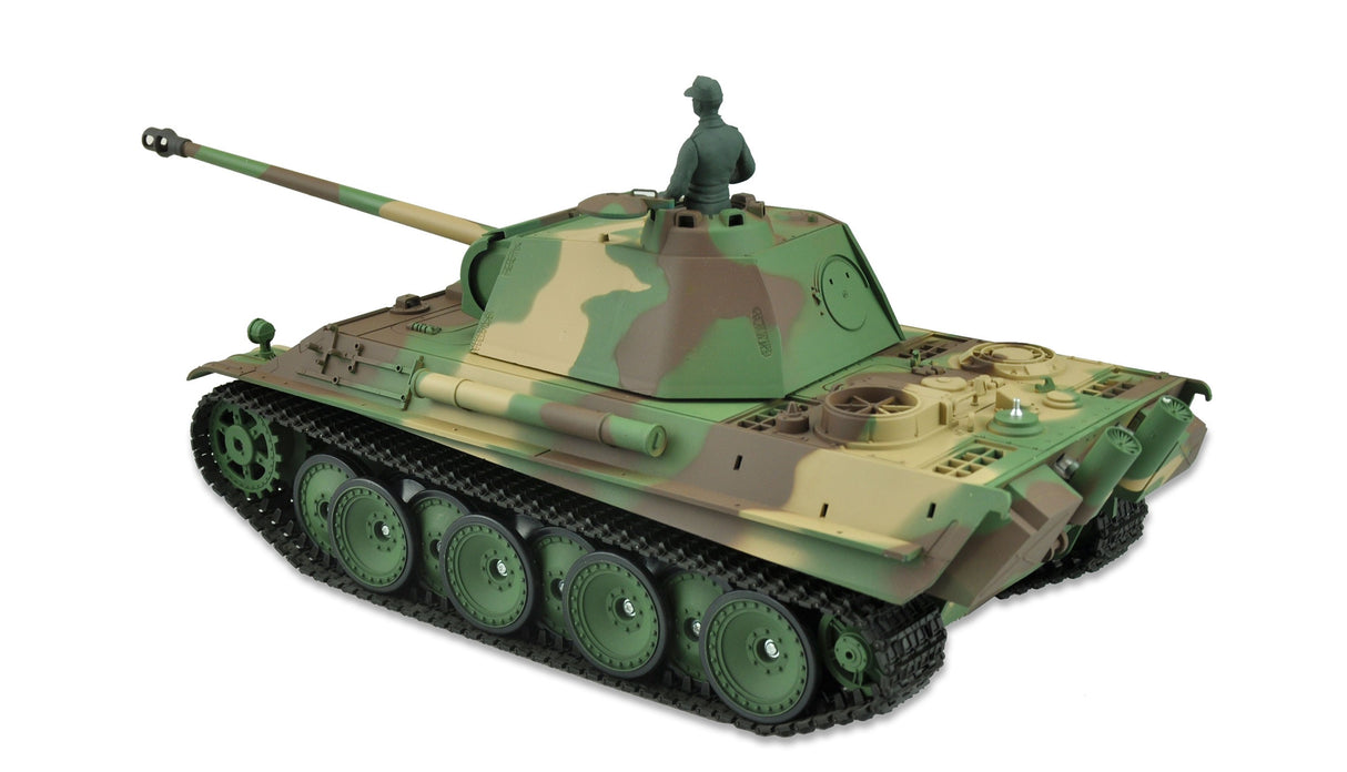 RC kampvogn - German Panther G R&S mark V røg og lyd 1:16,Metall.Prof. Line