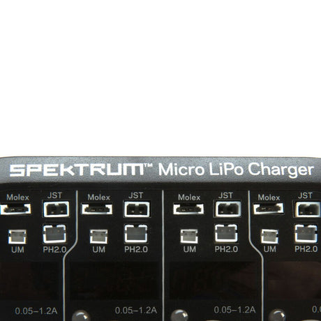 Quattro Micro batteri lader til 3,7V / 1s LiPo batterier