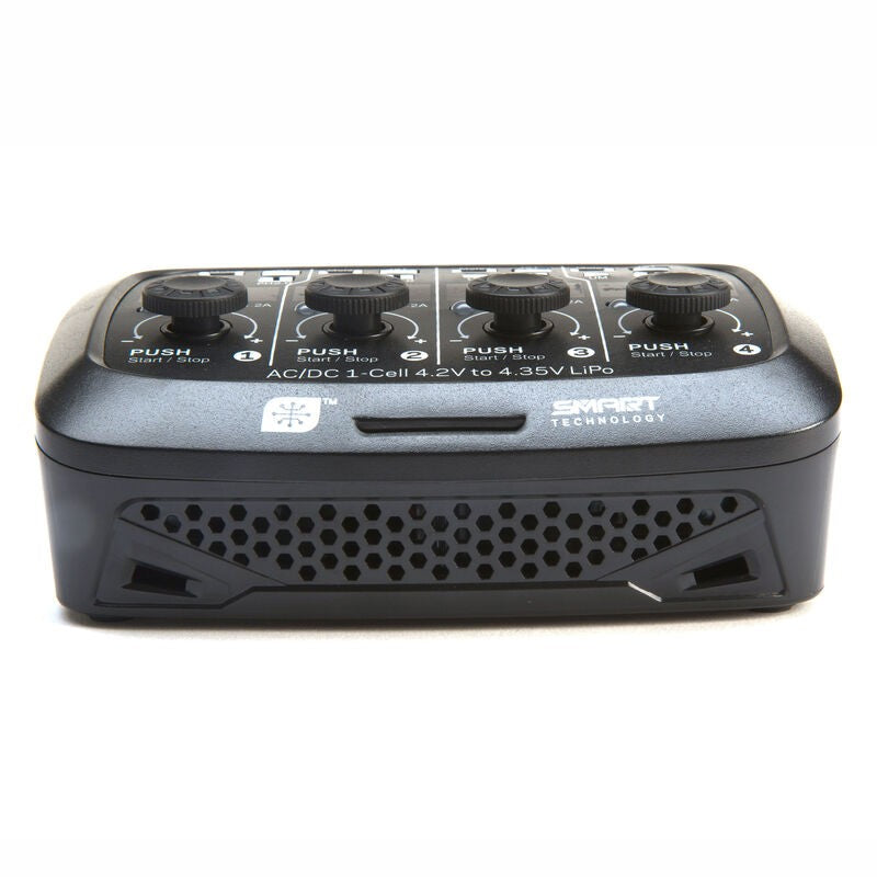 Quattro Micro batteri lader til 3,7V / 1s LiPo batterier