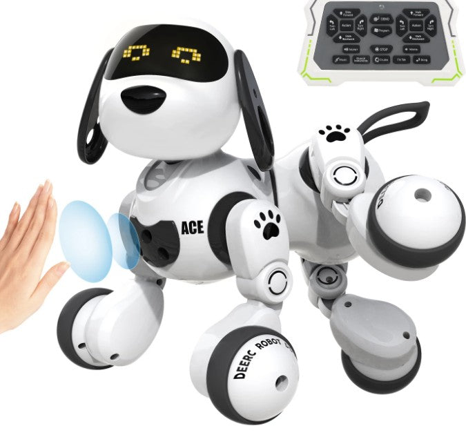 Sjov fjernstyret robot hund fra DEERC