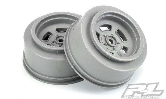 Proline Wheels Slot Mag Drag Spec 2.2"/3.0" Grey (2) SC Drag Car Rear