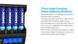 Xtar VC8 oplader til 8 stk Li-ion / Ni-Mh batterier