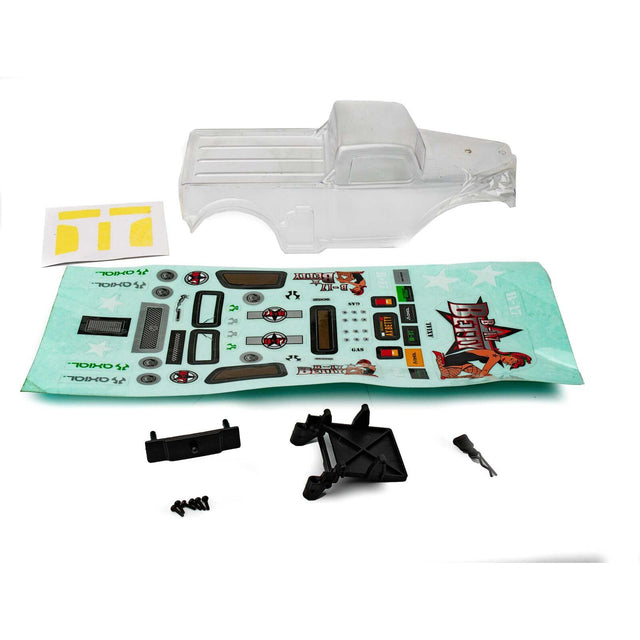 Axial Clear Body, Precut: SCX24 B-17 Betty