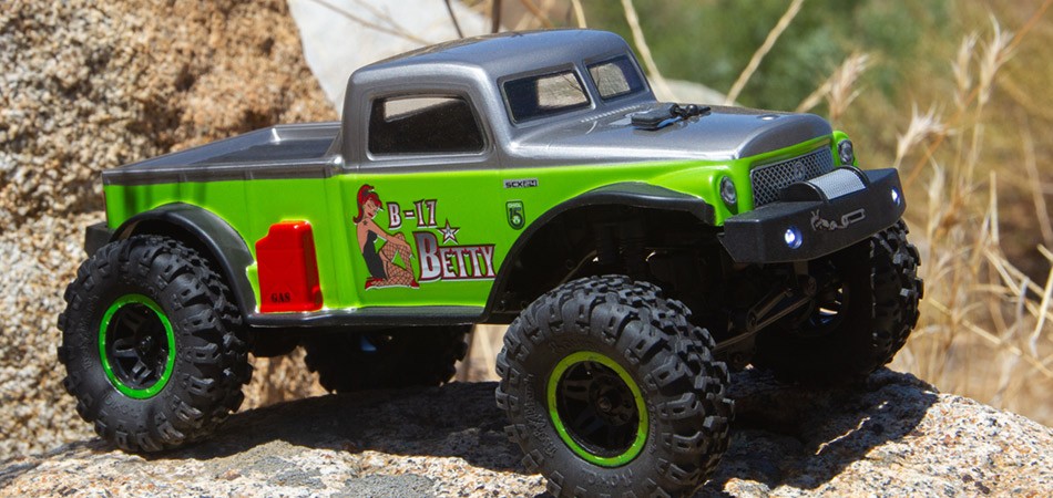 Axial Bumper Set with LED: SCX24 B-17 Betty