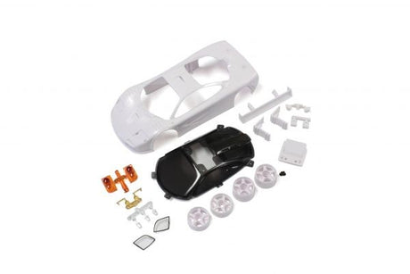 MINI Z Bodyshell McLaren F1 LM Mini-Z + 2WD Rims (White Body)