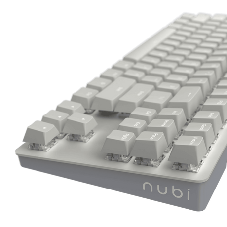 Nubi NK87 White - Mechanical Gaming Keyboard [ANSI US]