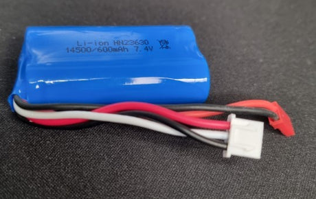 7,4v Li-ion 600mah batteri - JST stik