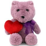 Plush toy WP MERCHANDISE Bear Mary with a heart 21cm