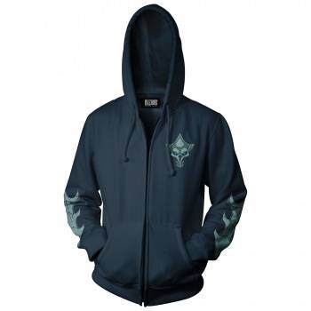 Jinx World of Warcraft - Shadowlands Queen of Destruction Zipper Hoodie Navy, M