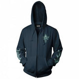Jinx World of Warcraft - Shadowlands Queen of Destruction Zipper Hoodie Navy, M