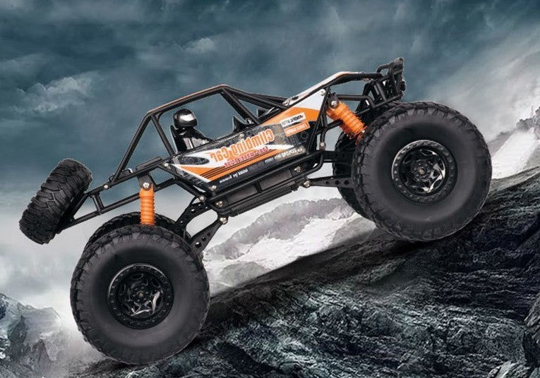 Super Offroader bil med 4WD trækker på alle 4 dæk!