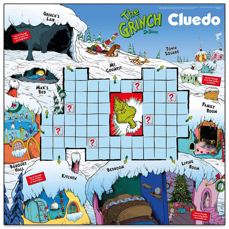 Winning Moves-The Grinch Cluedo Mystery Board Game