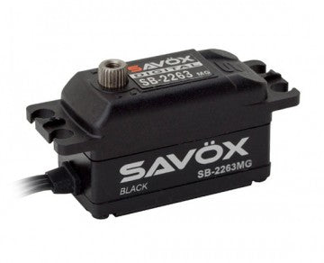 Savox - SB-2263MG Servo 10Kg 0,076s Brushless Black Edition Low