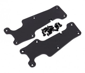 Traxxas 9633 Suspension Arm Covers Front L+R Black Sledge