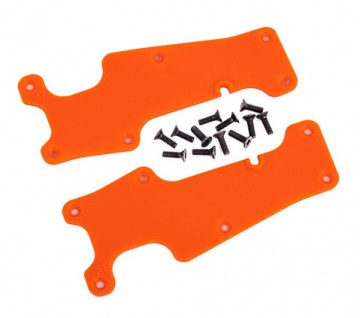 Traxxas 9633T Suspension Arm Covers Front L+R Orange Sledge