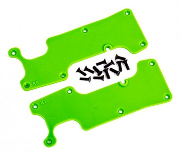 Traxxas 9634G Suspension Arm Covers Rear L+R Green Sledge