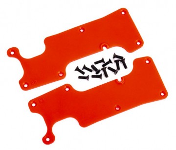 Traxxas 9634R Suspension Arm Covers Rear L+R Red Sledge