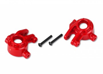 Traxxas 9037R Steering Blocks EHD Red L+R
