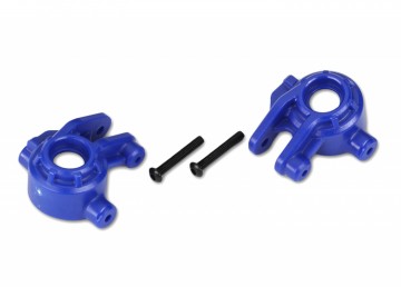 Traxxas 9037X Steering Blocks EHD Blue L+R
