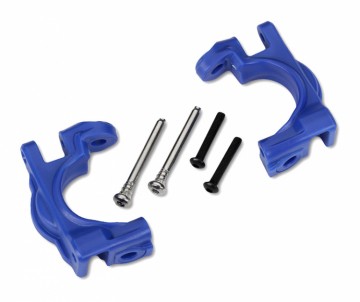 Traxxas 9032X Caster Blocks (C-Hub) EHD Blue L+R