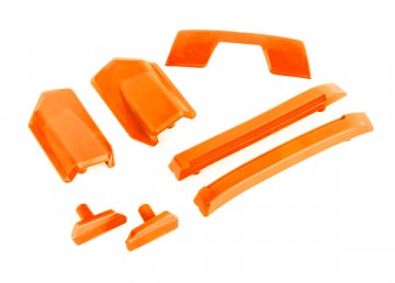 Traxxas 9510T Body Reinforcement &amp; Roof Skidpads Orange Sledge