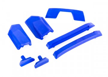 Traxxas 9510X Body Reinforcement &amp; Roof Skidpads Blue Sledge