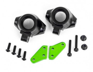 Traxxas 9637G Steering Blocks + Arms Alu Green (Pair) Sledge