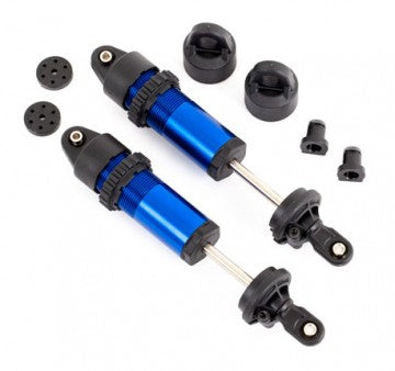 Traxxas 9660 Shocks GT-Maxx Blue w/o Springs (2)