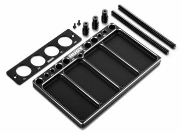 HUDY Alu Tray for 1/8 Off-road Diff and Shocks - 109802