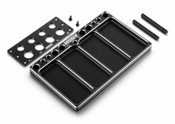 HUDY Alu Tray for On-road Diff and Shocks - 109800