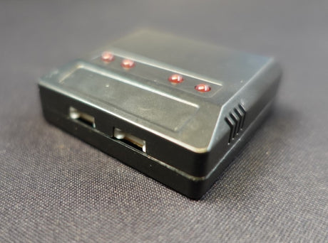 USB lader 1S Lipo batteri med 4 porte