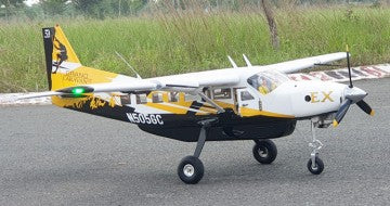 Seagull Cessna 208 Grand Caravan EX 30-40cc 2159mm Yellow-Black