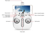 Syma W1 Pro - kameradrone m. GPS, 2 x kamera, HD, Optical flow, follow me m.v.
