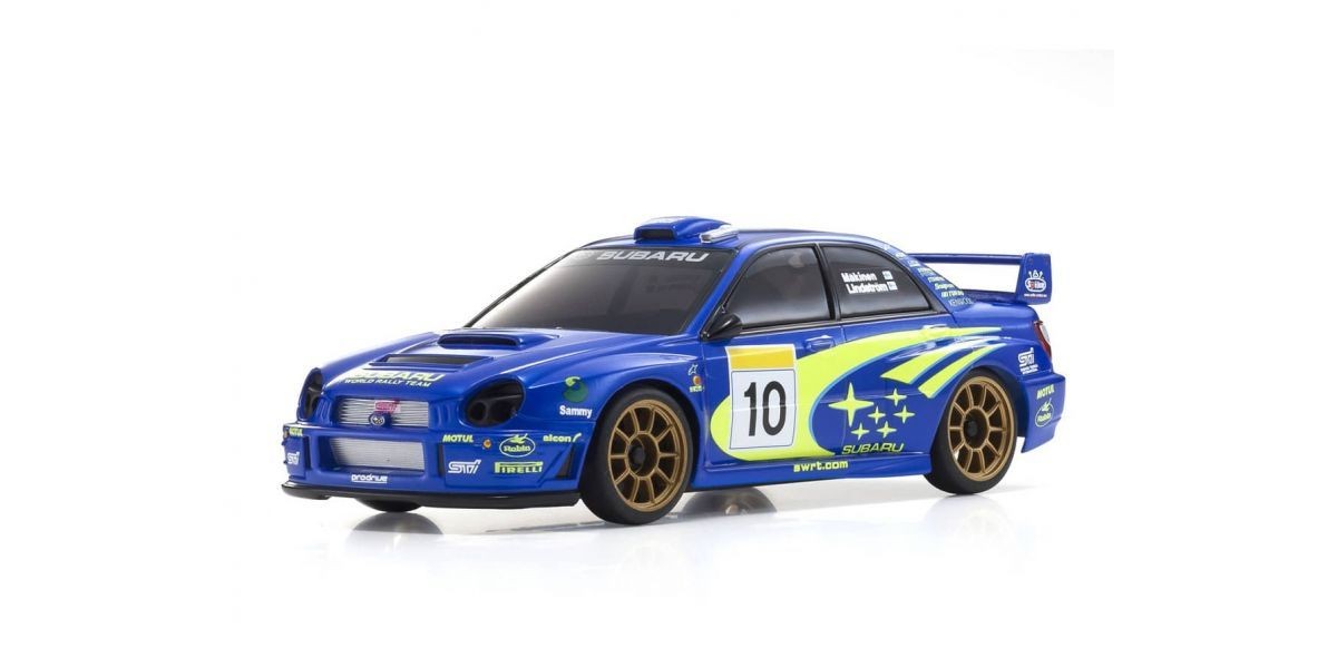 Mini-Z AWD Subaru Impreza WRC 2002 (MA020-KT531P) - Ikke færdig