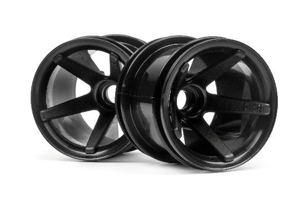 HPI 2105 - SUPER STAR MT WHEELS FRONT (BLACK/2.2IN/2PCS)