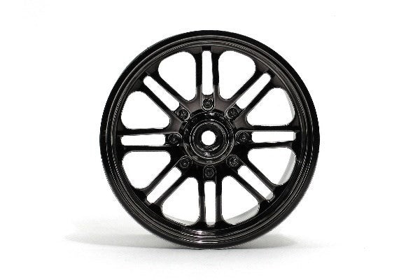 HPI 3173 - 8 SPOKE WHEEL BLACK CHROME (83X56MM/2PCS)
