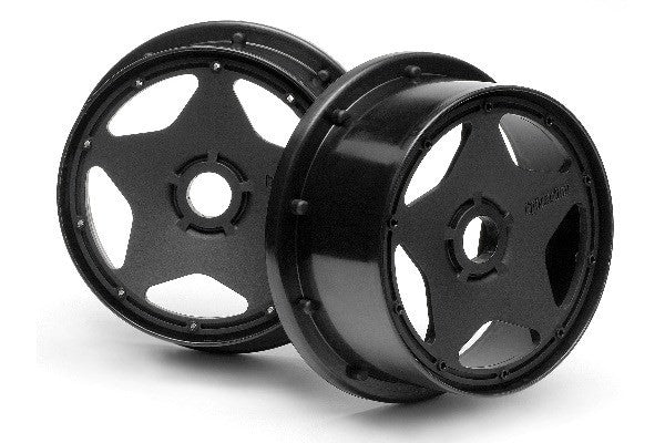 HPI 3221 - SUPER STAR WHEEL BLACK FRONT (120X60MM/2PCS)